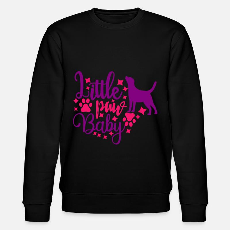 Petite patte bébé - Sweat bio CHANGER Stanley/Stella Unisexe - noir