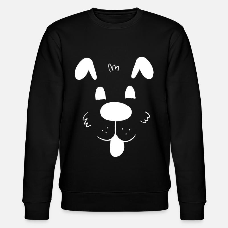 Visage de chien - - Sweat bio CHANGER Stanley/Stella Unisexe - noir