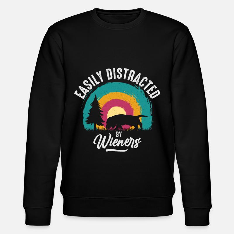 Easily deflectable sausages - Stanley/Stella CHANGER Unisex Organic Sweatshirt - black