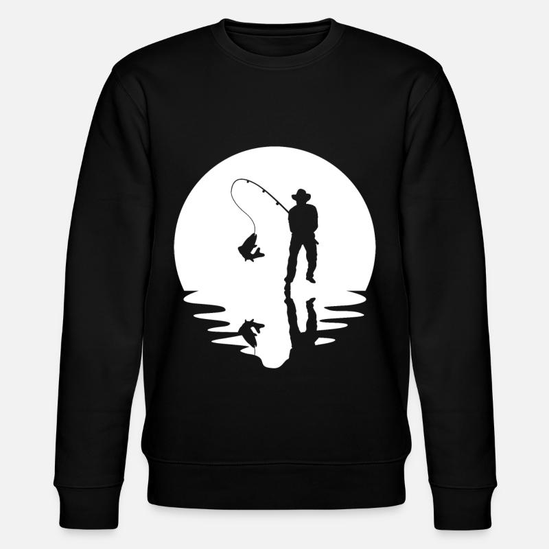 Cercle et réflexion - Pêche - - Sweat bio CHANGER Stanley/Stella Unisexe - noir