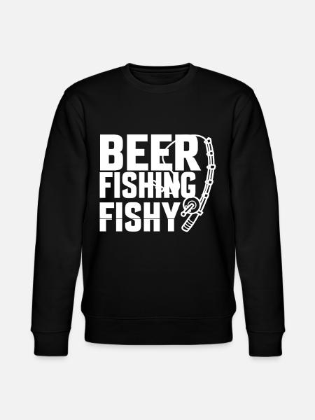 Beer Fishing Fishy - - Stanley/Stella CHANGER Unisex Organic Sweatshirt - black