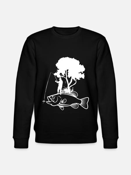 Tree fish - - Stanley/Stella CHANGER Unisex Organic Sweatshirt - black