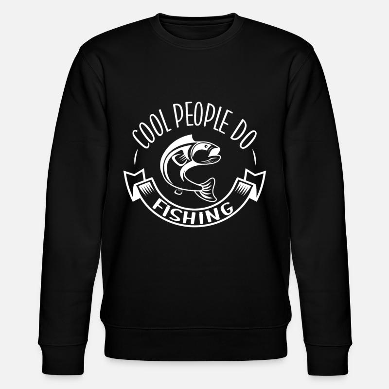 Coole Leute fischen - - Stanley/Stella Unisex Bio-Sweatshirt CHANGER  - Schwarz