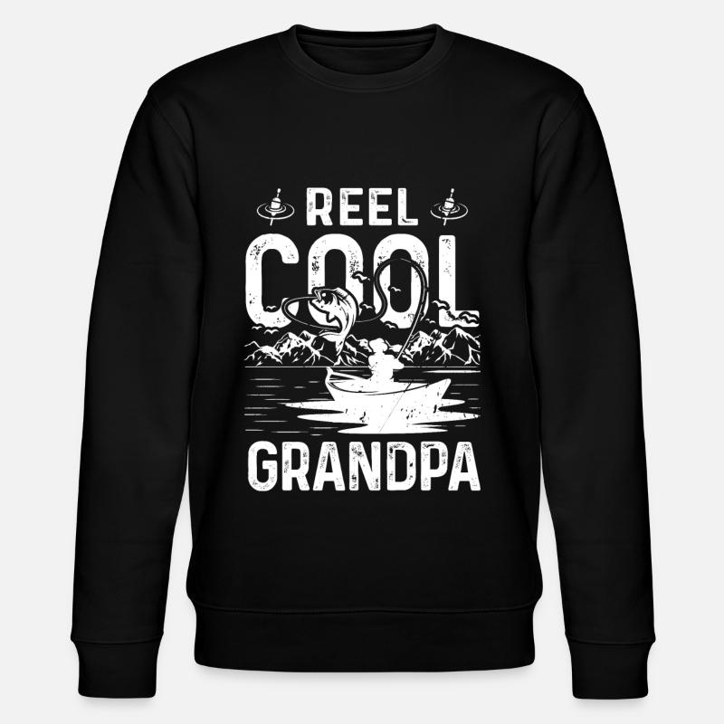 Roll Cool Grandpa - Stanley/Stella CHANGER Unisex Organic Sweatshirt - black