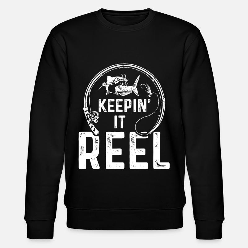 Keepin' It Reel - Stanley/Stella CHANGER Unisex Organic Sweatshirt - black