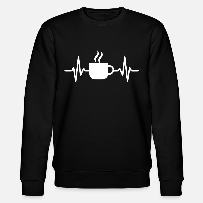 Tasse Café Pause Matinée - Sweat bio CHANGER Stanley/Stella Unisexe - noir