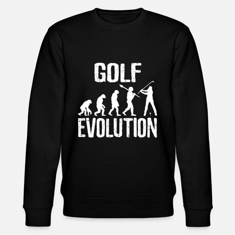 Evolution du golf - Sweat bio CHANGER Stanley/Stella Unisexe - noir