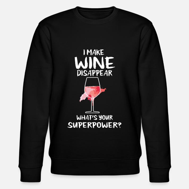 Weinliebhaber - Stanley/Stella Unisex Bio-Sweatshirt CHANGER - Schwarz