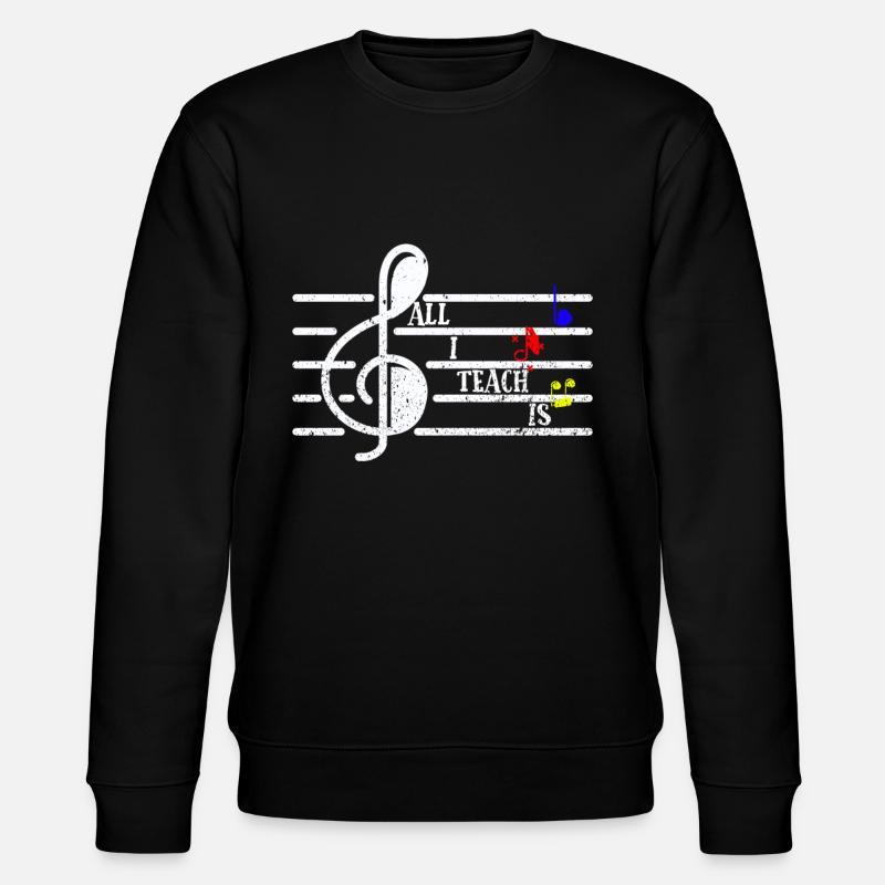 Musikschule - Stanley/Stella Unisex Bio-Sweatshirt CHANGER  - Schwarz