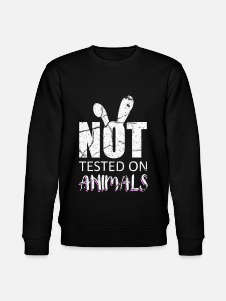 Animal testing - Stanley/Stella CHANGER Unisex Organic Sweatshirt - black