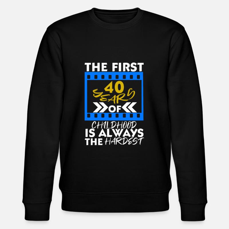 40e anniversaire - Sweat bio CHANGER Stanley/Stella Unisexe - noir