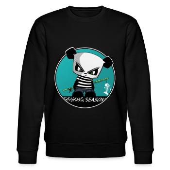 Angel Panda, Pêcheur Pêcheur Pêcheur Poisson Enfants - Sweat bio CHANGER Stanley/Stella Unisexe - noir - Devant - Nik (191cm) & Marisol (170cm)