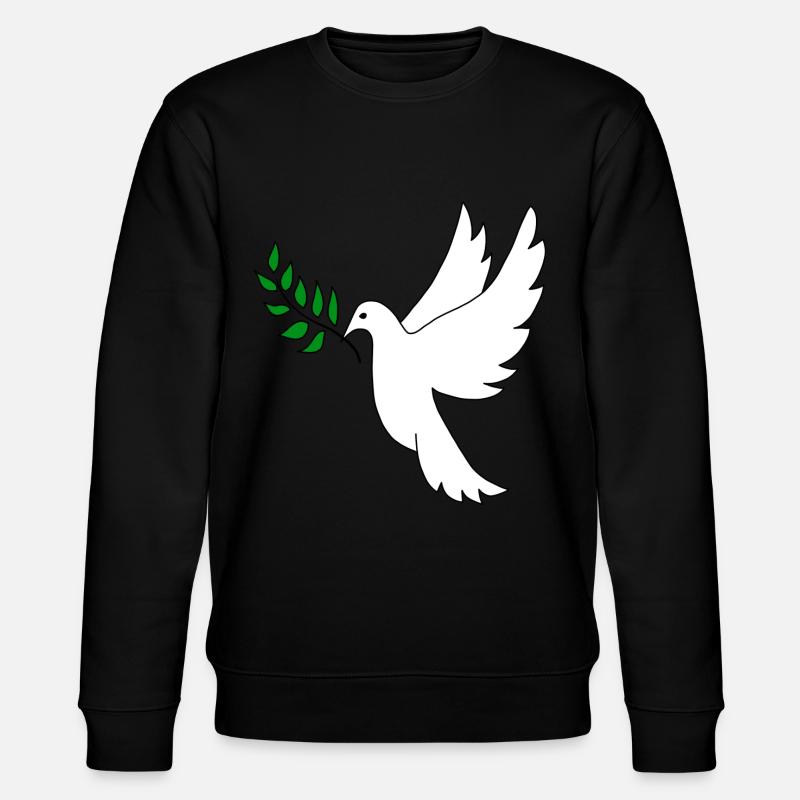 Peace Robbery - Stanley/Stella CHANGER Unisex Organic Sweatshirt - black