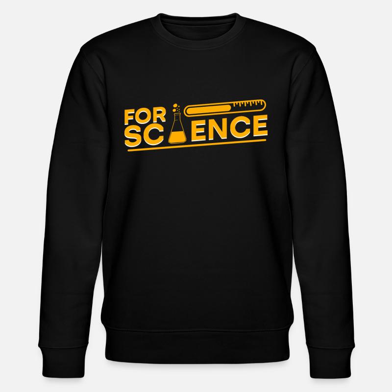 Wissenschaft - Stanley/Stella Unisex Bio-Sweatshirt CHANGER  - Schwarz