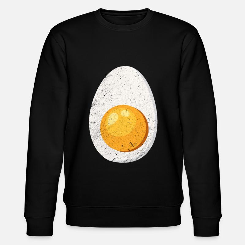 egg - Stanley/Stella CHANGER Unisex Organic Sweatshirt - black