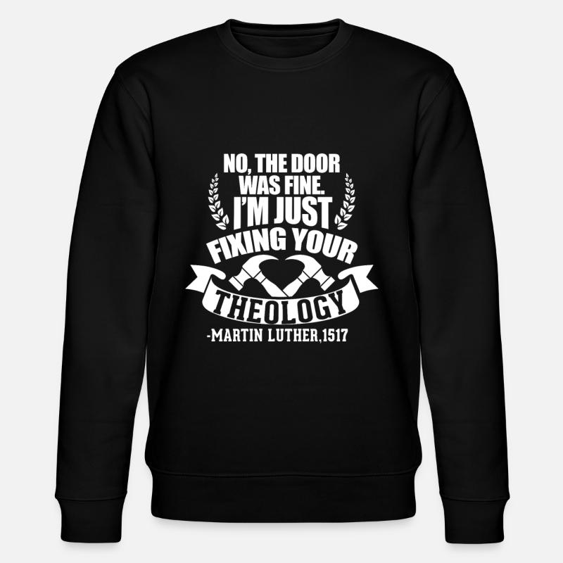 Martin Luther King - Stanley/Stella CHANGER Unisex Organic Sweatshirt - black