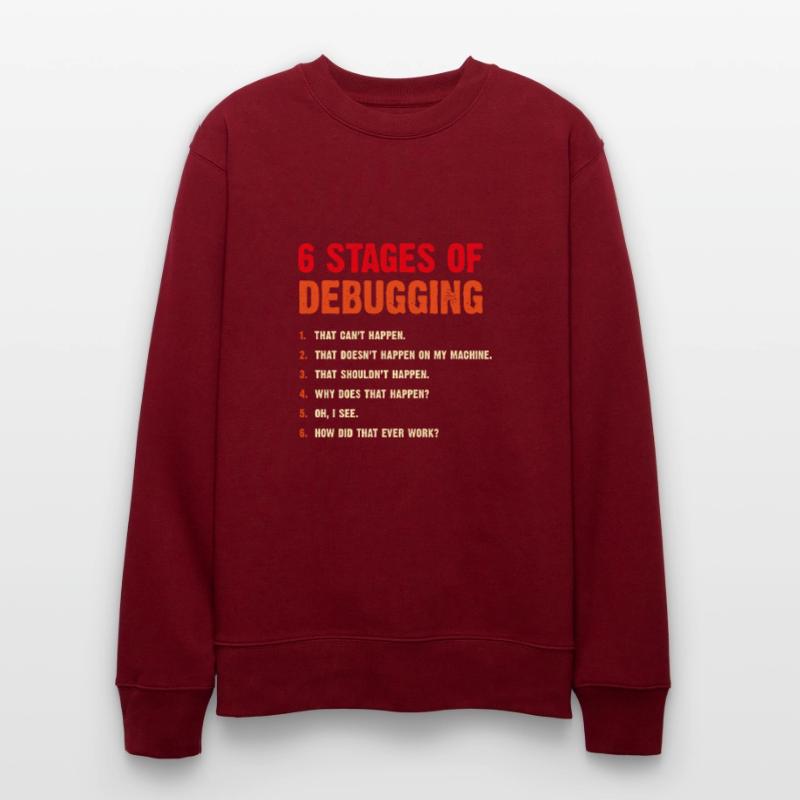 Entwickler Debugging Computer Scientist Geek Coder Stanley/Stella Unisex Bio-Sweatshirt CHANGER 