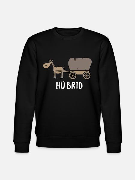 Hübrid - Stanley/Stella Unisex Bio-Sweatshirt CHANGER  - Schwarz