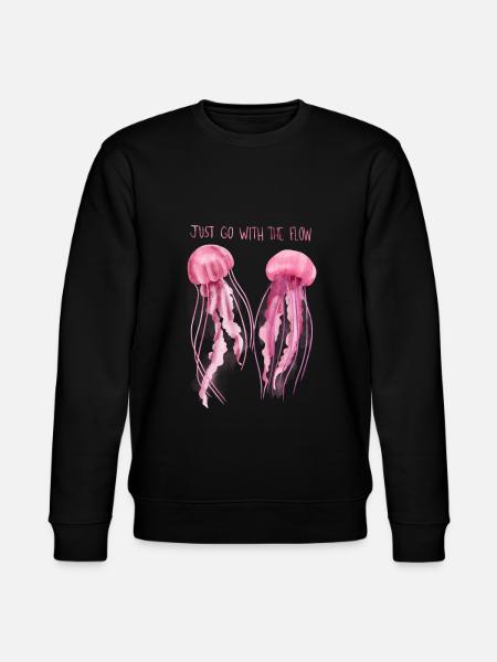 Jellyfish - Stanley/Stella CHANGER Unisex Organic Sweatshirt - black