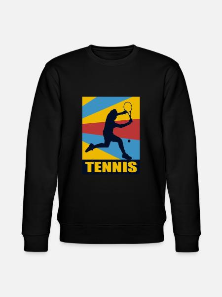 tennis - Stanley/Stella CHANGER Unisex Organic Sweatshirt - black