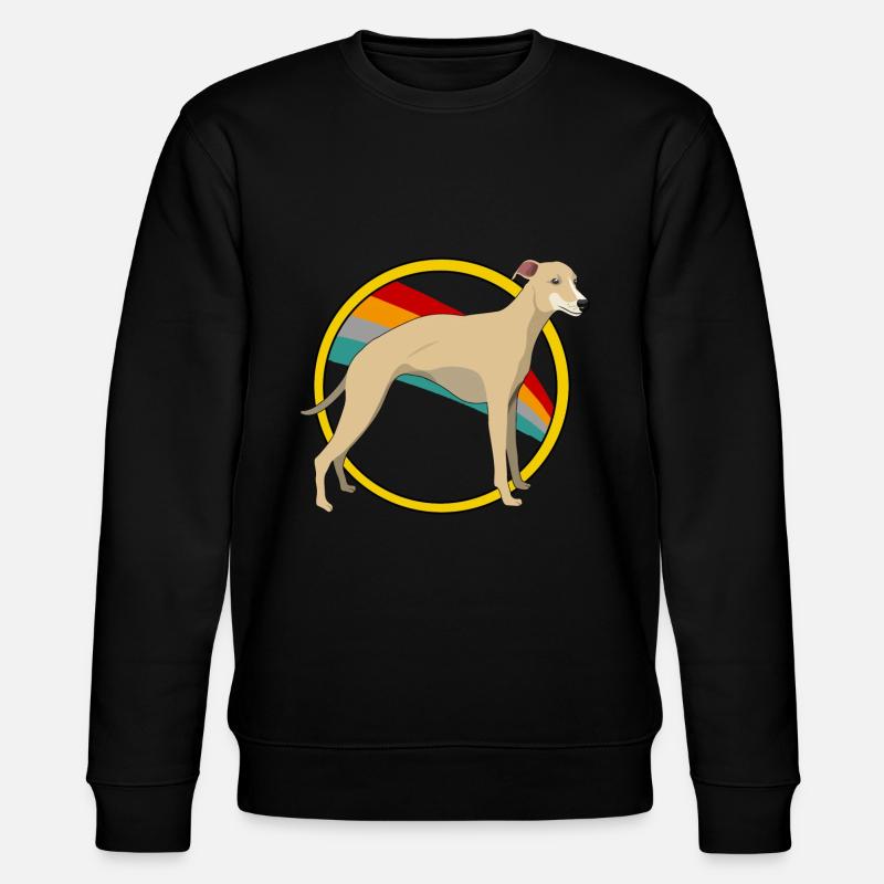 Windhund - Stanley/Stella Unisex Bio-Sweatshirt CHANGER  - Schwarz