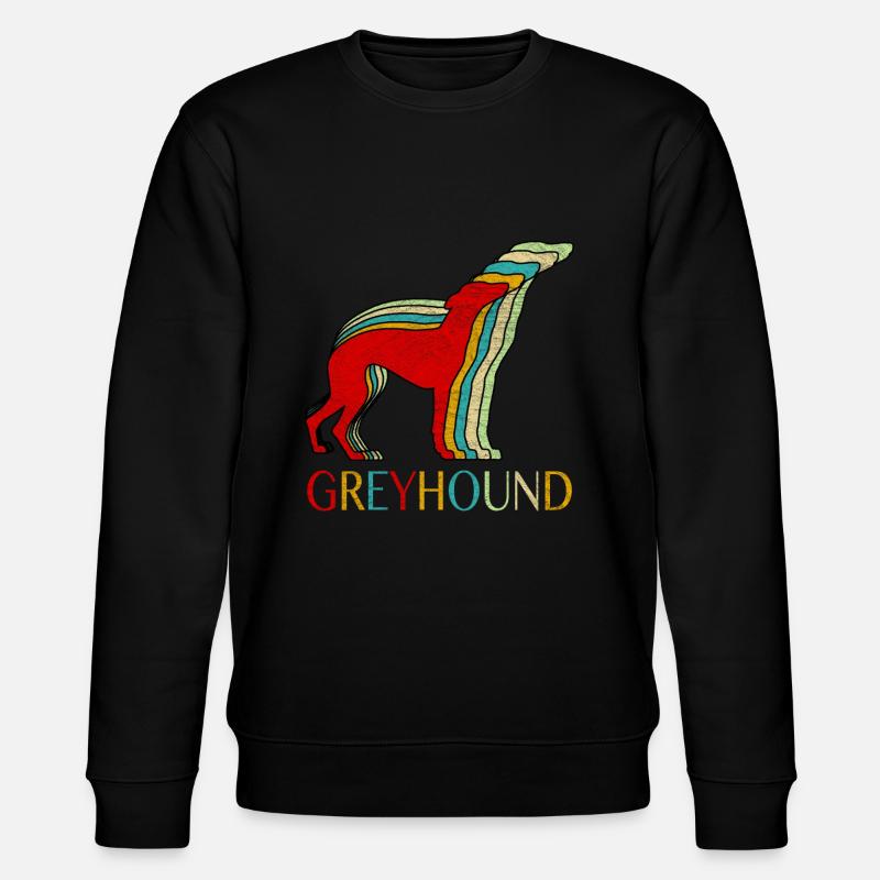 Windhund - Stanley/Stella Unisex Bio-Sweatshirt CHANGER  - Schwarz