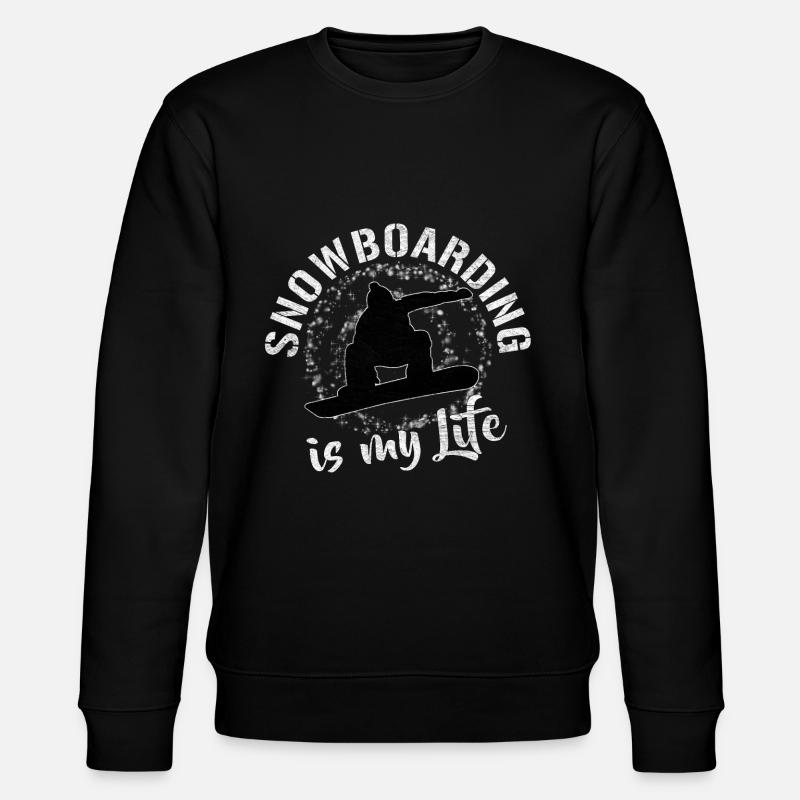 Snowboarding - Stanley/Stella Unisex Bio-Sweatshirt CHANGER  - Schwarz