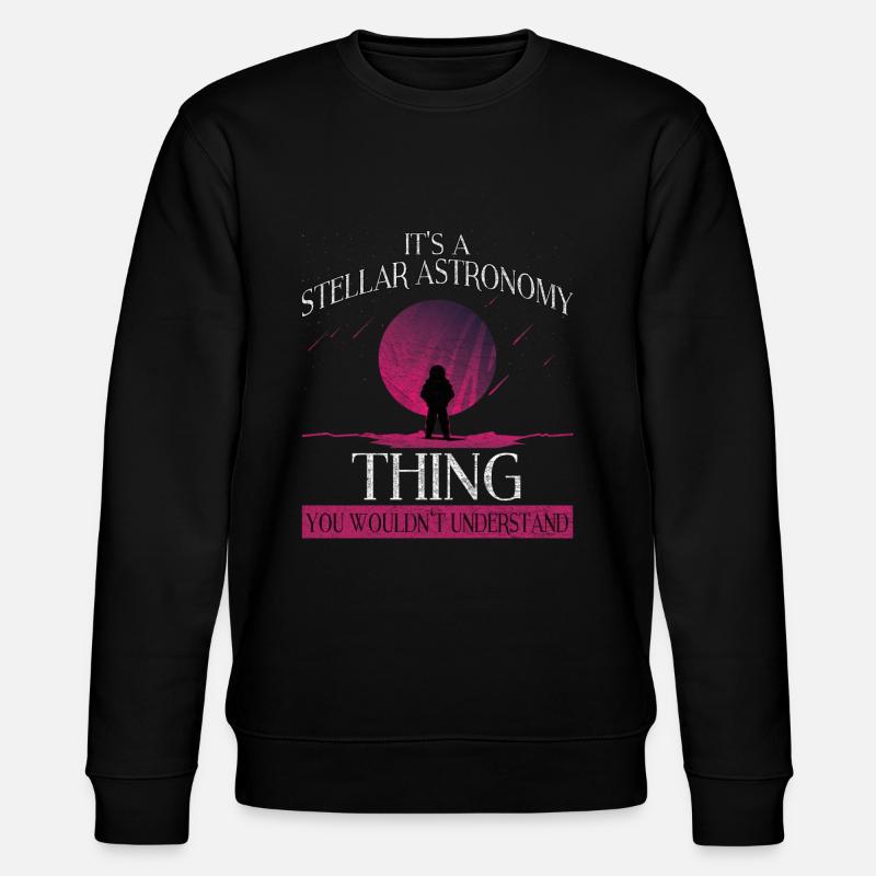 Astronomie - Stanley/Stella Unisex Bio-Sweatshirt CHANGER  - Schwarz