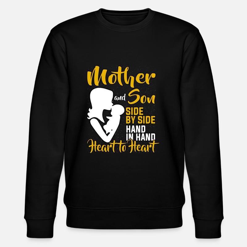 Mama Mutterliebe Sohn - Stanley/Stella Unisex Bio-Sweatshirt CHANGER  - Schwarz