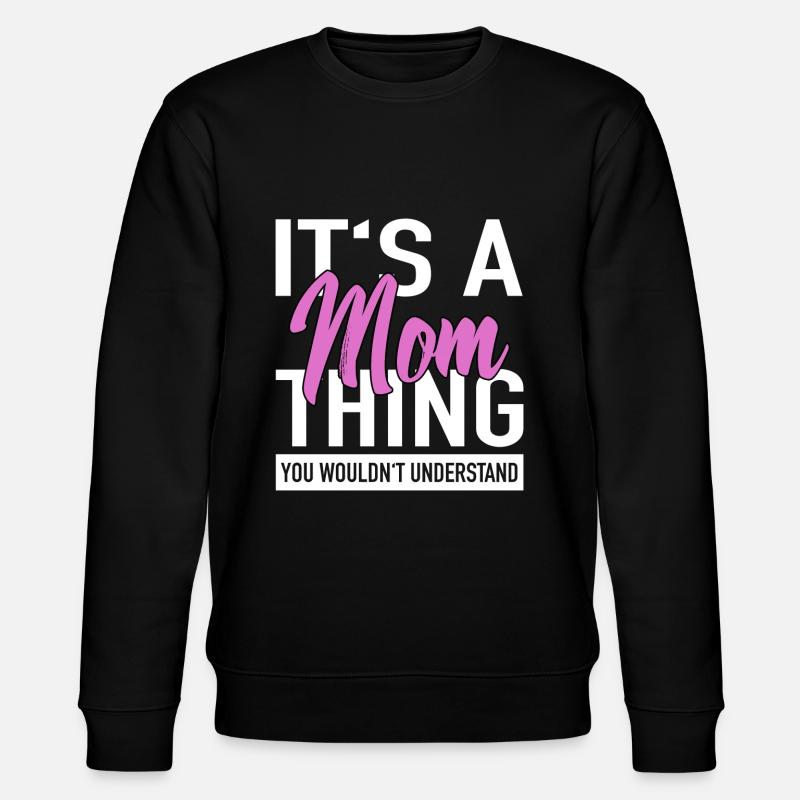 Beste Mutter Mama - Stanley/Stella Unisex Bio-Sweatshirt CHANGER - Schwarz