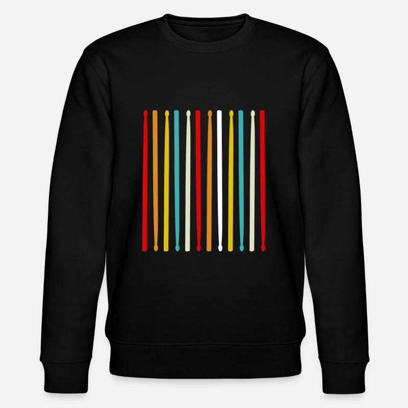Drumsticks - Stanley/Stella CHANGER Unisex Organic Sweatshirt - black