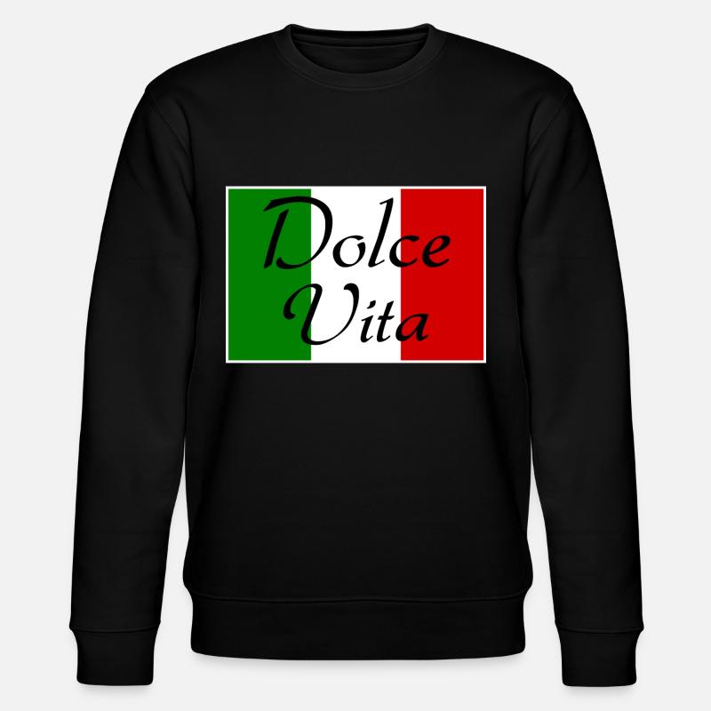 Dolce Vita - Stanley/Stella Unisex Bio-Sweatshirt CHANGER  - Schwarz