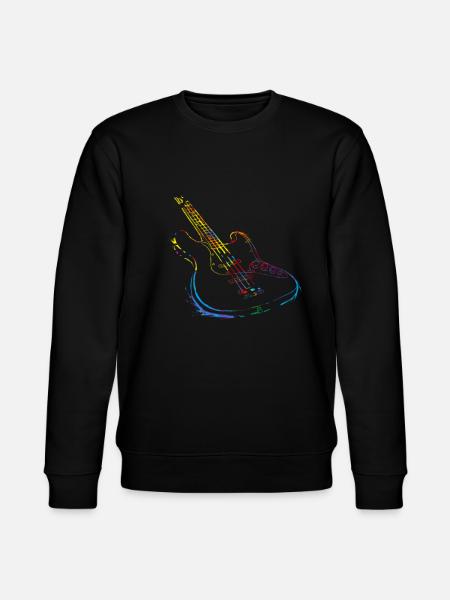 Guitarist Musicians Guitar Gift Idea - Stanley/Stella CHANGER Unisex Organic Sweatshirt - black
