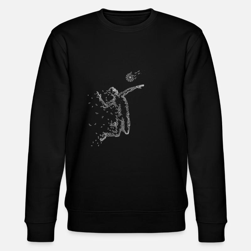 Volleyball - Stanley/Stella Unisex Bio-Sweatshirt CHANGER  - Schwarz