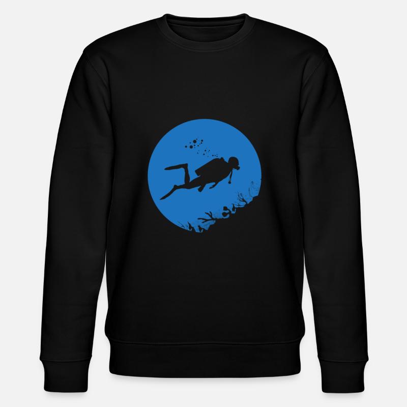 Cadeau de plongée - Sweat bio CHANGER Stanley/Stella Unisexe - noir