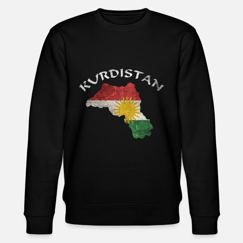 Cadeau kurde drapeau kurde - Sweat bio CHANGER Stanley/Stella Unisexe - noir
