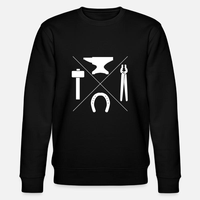 Hufschmied Schmied Geschenk - Stanley/Stella Unisex Bio-Sweatshirt CHANGER  - Schwarz