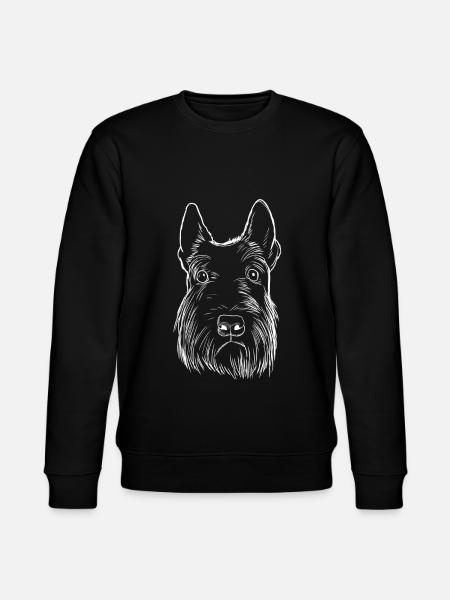 Scottish Terrier chien - Sweat bio CHANGER Stanley/Stella Unisexe - noir