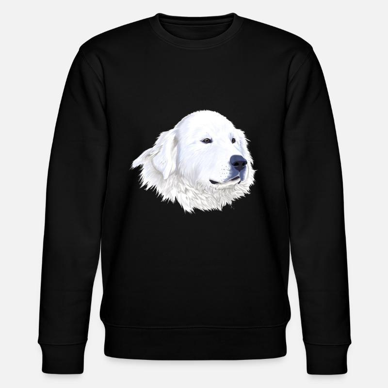 Chien pyrénéen - Sweat bio CHANGER Stanley/Stella Unisexe - noir