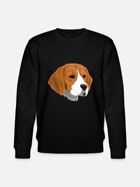 Beagle Hund - Stanley/Stella Unisex Bio-Sweatshirt CHANGER  - Schwarz