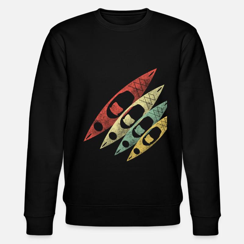 Kajak - Stanley/Stella Unisex Bio-Sweatshirt CHANGER  - Schwarz