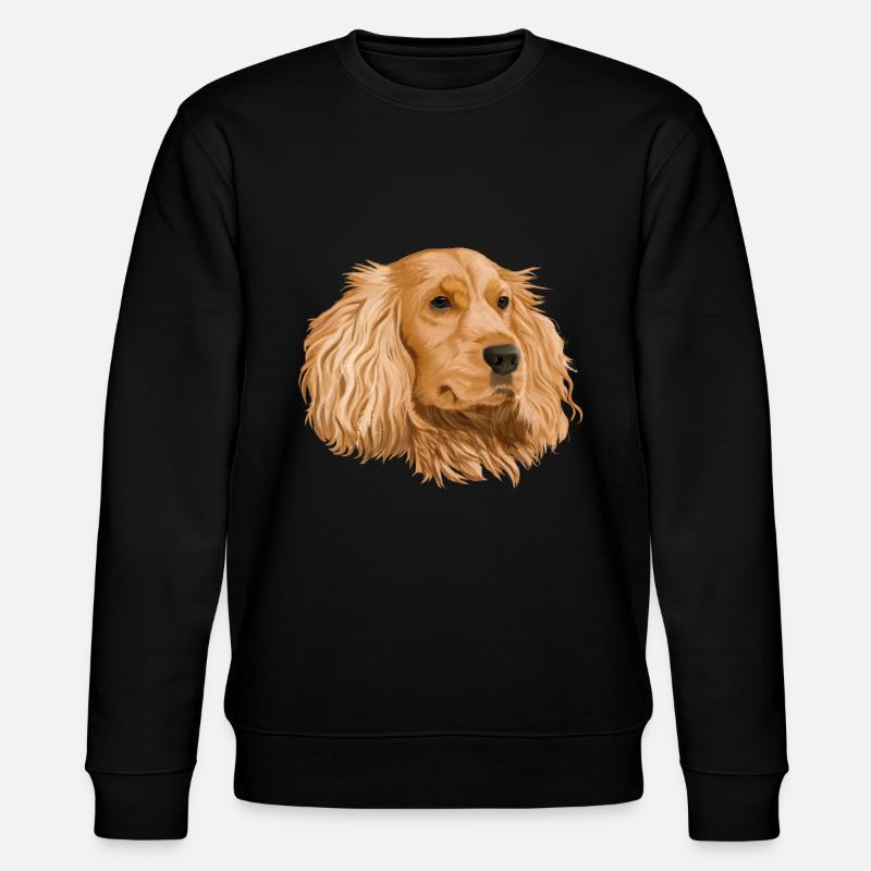 Cocker Spaniel - Stanley/Stella Unisex Bio-Sweatshirt CHANGER  - Schwarz