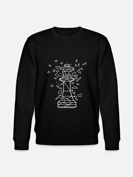 Chess player gift idea - Stanley/Stella CHANGER Unisex Organic Sweatshirt - black
