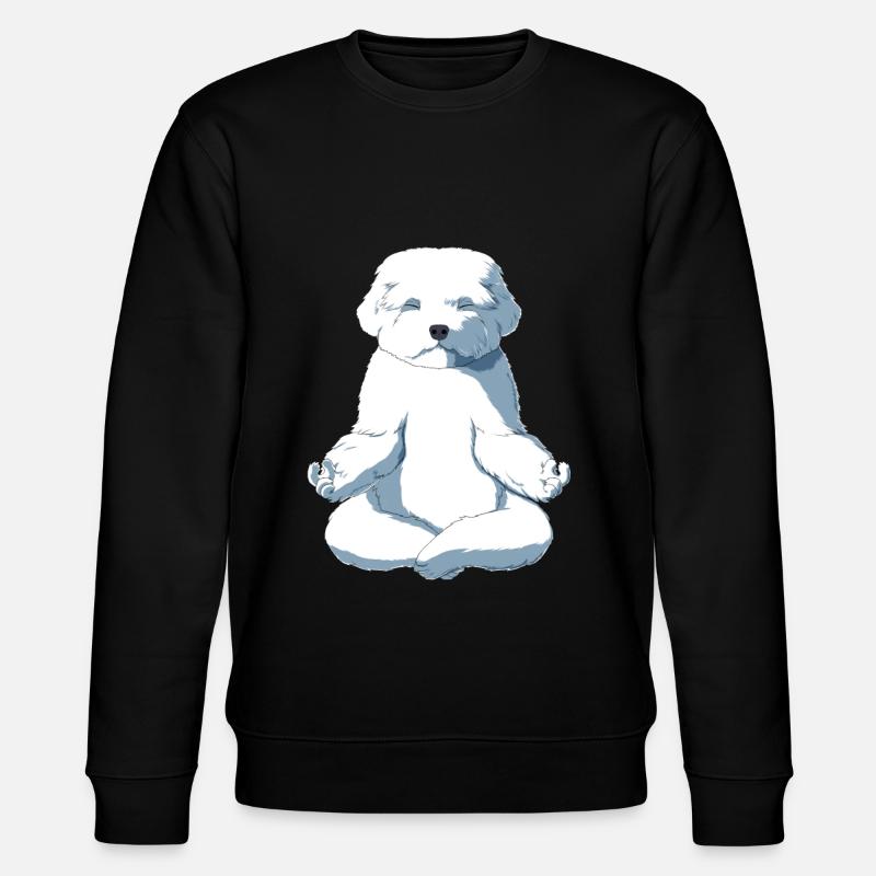 Malteser Hund - Stanley/Stella Unisex Bio-Sweatshirt CHANGER  - Schwarz