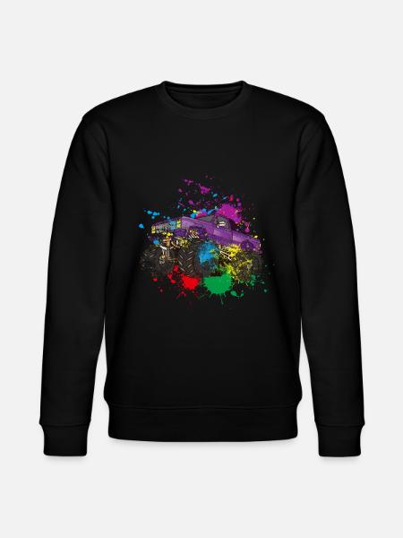 Splash Monster Truck - Stanley/Stella Unisex Bio-Sweatshirt CHANGER - Schwarz