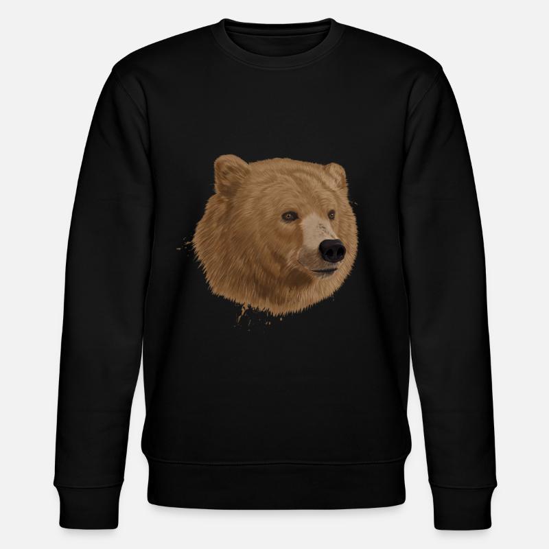 Ours - Sweat bio CHANGER Stanley/Stella Unisexe - noir