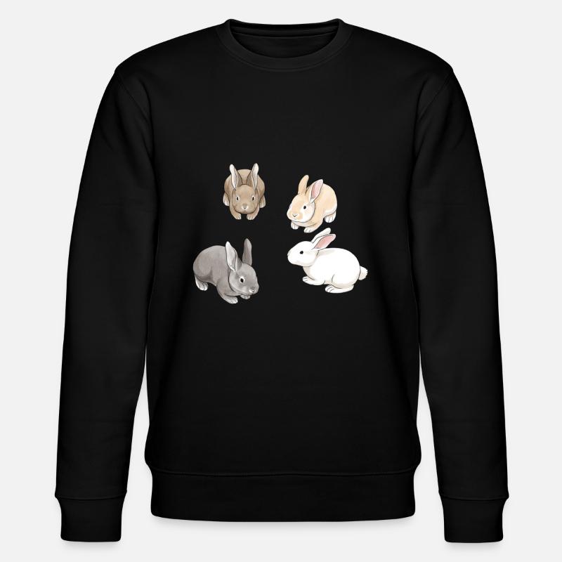 Lapins - Sweat bio CHANGER Stanley/Stella Unisexe - noir