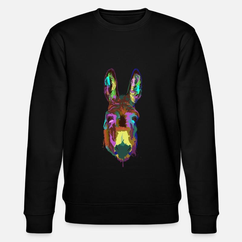 Âne Splash - Sweat bio CHANGER Stanley/Stella Unisexe - noir