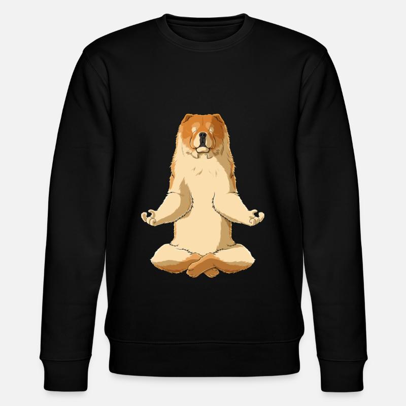 Méditant Chow Chien Chow - Sweat bio CHANGER Stanley/Stella Unisexe - noir