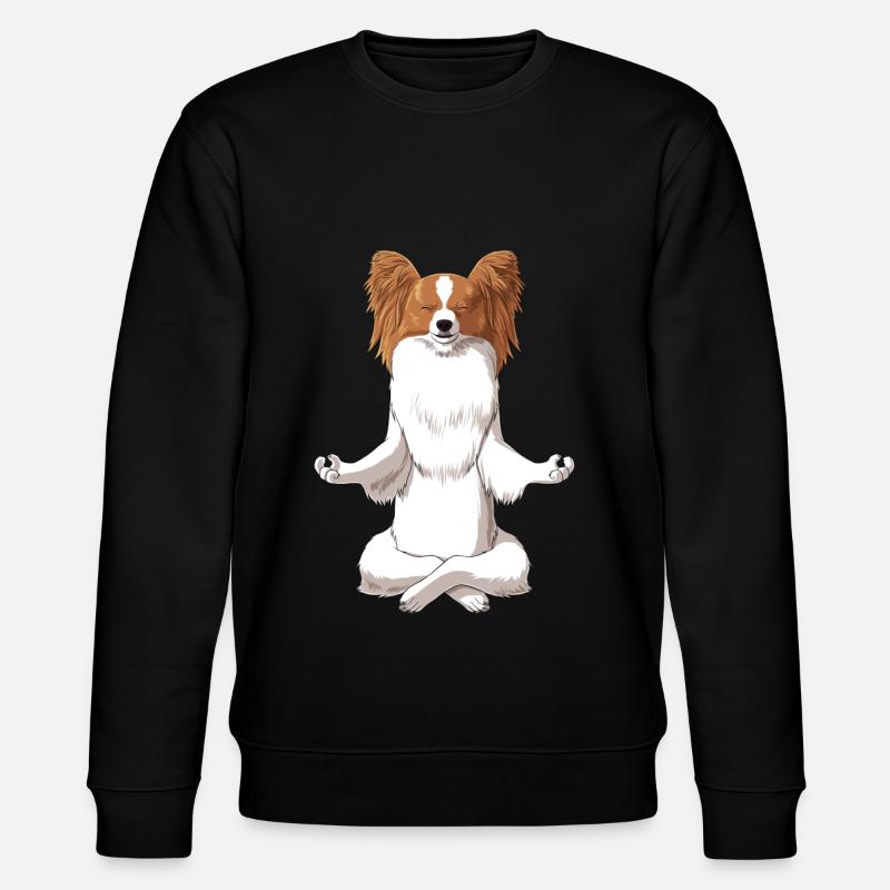 Méditant de l’espagnol continental chien - Sweat bio CHANGER Stanley/Stella Unisexe - noir